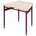 Single trapezoidal student table with adjustable tabletop angle 3-6, 4-6, 4-7 MDF+HPL