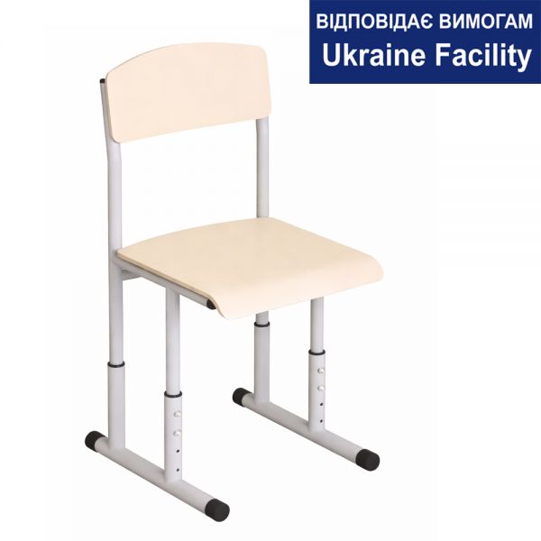 Chair on a round tube, 3-6, 4-6, 4-7 HPL