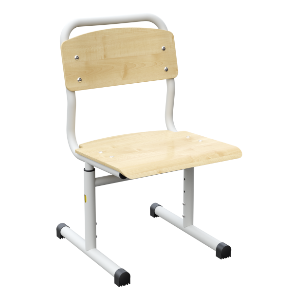 Chair on a round tube with a PV (T-shaped) (with handle) 3-6 HPL
