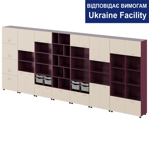 Стенка для кабинета Математики Color