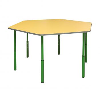 6-Sided Children's Table, Adjustable for Height Groups No. 1–3