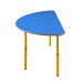 Semicircle Children's Table, Adjustable for Height Groups No. 1–3