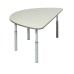 Semicircle Children's Table, Adjustable for Height Groups No. 1–3