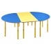 Semicircle Children's Table, Adjustable for Height Groups No. 1–3