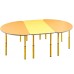 Semicircle Children's Table, Adjustable for Height Groups No. 1–3