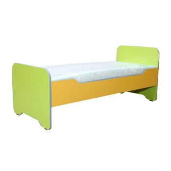 Bed with rounded sides, without mattress