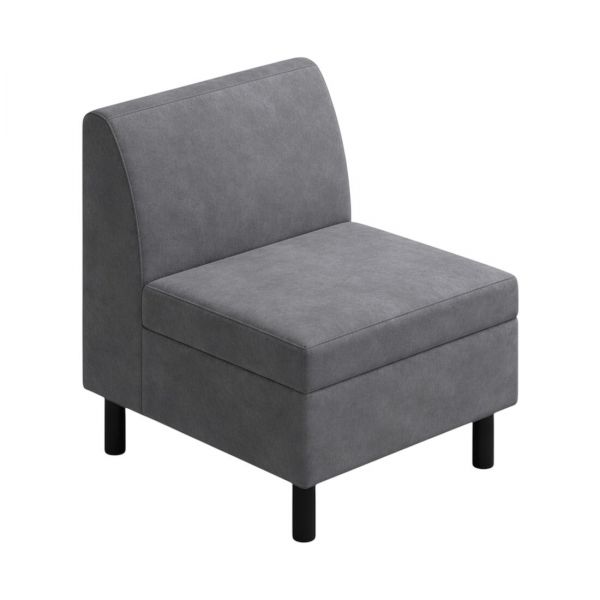 NINA Sofa, 1-Seater (Fabric)