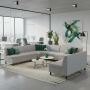 NINA Sofa, 1-Seater (Fabric)