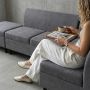 NINA Sofa, 1-Seater (Fabric)