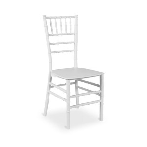 Весільний стілець CHIAVARI TIFFANY білий (пластиковий) 48509_Біл