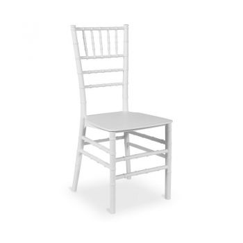 Весільний стілець CHIAVARI TIFFANY білий (пластиковий) 48509_Біл