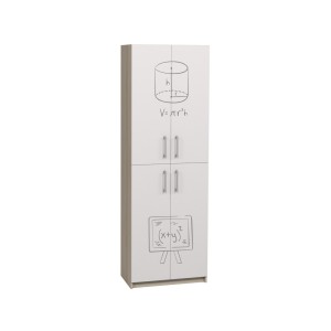 Closed Cabinet with 4 Doors and Photo Print