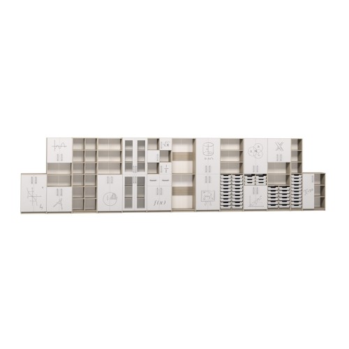 Mathematics Classroom Wall Unit with Photo Print (Modular)