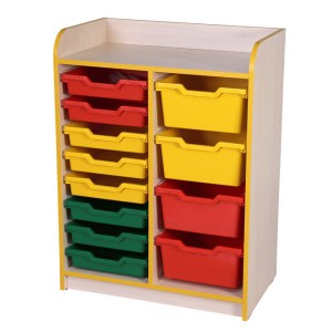 2-Section Cabinet with Trays, "School-Garden" Unit No. 10