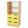 Shelving Unit with 6 Drawers, 