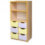 Shelving Unit with 6 Drawers, 