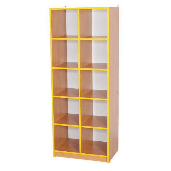 Open Shelving Unit with 10 Cells, 