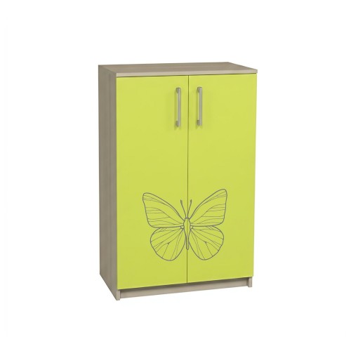 Closed Cabinet with Two Doors and Photo Print