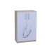 Closed Cabinet with Two Doors and Photo Print