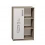 Semi-Closed Cabinet with Left Door and Chemistry Photo Print