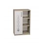 Semi-Closed Cabinet with One Left Door, Photo Print 