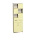 5-Door Combination Cabinet with Coloured Shelves