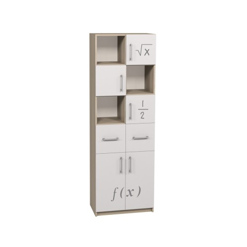 5-Door Combination Cabinet with Photo Print 