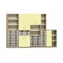 Closed Cabinet with Trays for Subject Classrooms