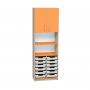 Semi-Enclosed Cabinet with Trays