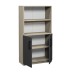 Semi-Enclosed Cabinet with Shelves