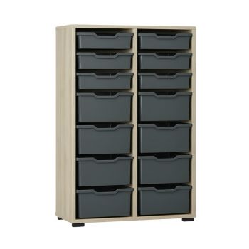 Low Cabinet for Plastic Trays (Grey Trays)