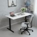 Electric Height-Adjustable Table, Single Motor, with Cable Cover