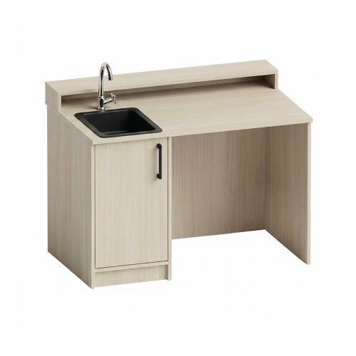 Inclusive Table with Sink Cabinet, HPL Top
