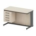 Teacher's Lab Table Pro Line with HPL Top and Suspended Cabinet