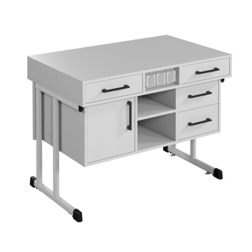 Demonstration Laboratory Table with Sockets for Physics and Chemistry