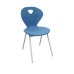 School Set: Single Desk No.4-7 and Chair with Plastic Monoblock