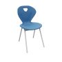 School Set: Single Desk No.4-7 and Chair with Plastic Monoblock