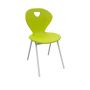 School Set: Single Desk No.4-7 and Chair with Plastic Monoblock