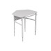 School Set: Single Desk No.4-7 and Chair with Plastic Monoblock