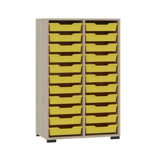 Low Cabinet with Plastic Trays