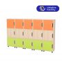 Children's 3-Section Wardrobe (Set of 5)