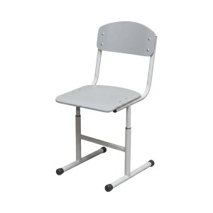 School Chair T-shaped on Round Tube with HPL Coating, No.4-7