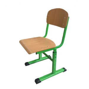 Height-Adjustable T-Shaped School Chair, Groups No. (2)3-5, HPL Coated