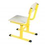 Height-Adjustable T-Shaped School Chair, Groups No. (2)3-5, HPL Coated