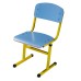 T-shaped School Chair on Square Tube, size 4-6, HPL finish