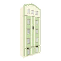 Old Town Wall Unit, Element No. 2 with Photo Print