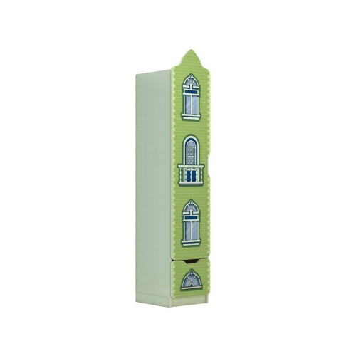 Стенка «Старый город» №1 (фотопечать кирпичная цветная)