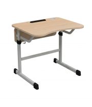 Single Student Desk with Height Adjuster, Gr. 4-7