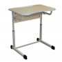 School Desk, Single Student Desk with Wire Mesh Shelf and Cup Opening