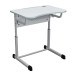 School Desk, Single Student Desk with Wire Mesh Shelf and Cup Opening